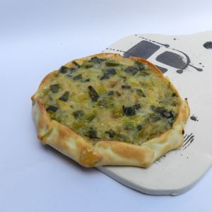 Tarta de puerro